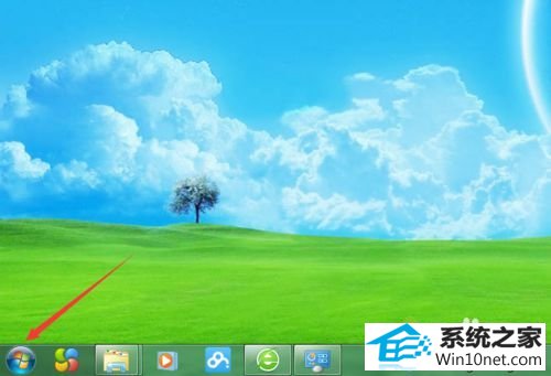 点击开始按钮 win10系统电脑只要玩大型游戏就很卡的图文步骤