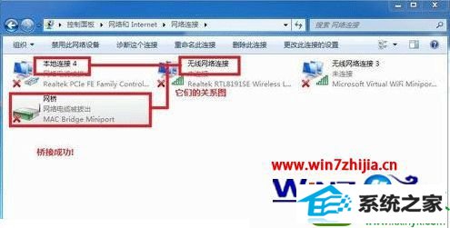 网络桥接完成 win10系统设置网络桥接的操作方法