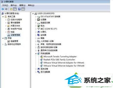 点击“设备管理器” win10系统连接投影仪屏幕显示“正在搜索信号源”不显示画面的解决方法